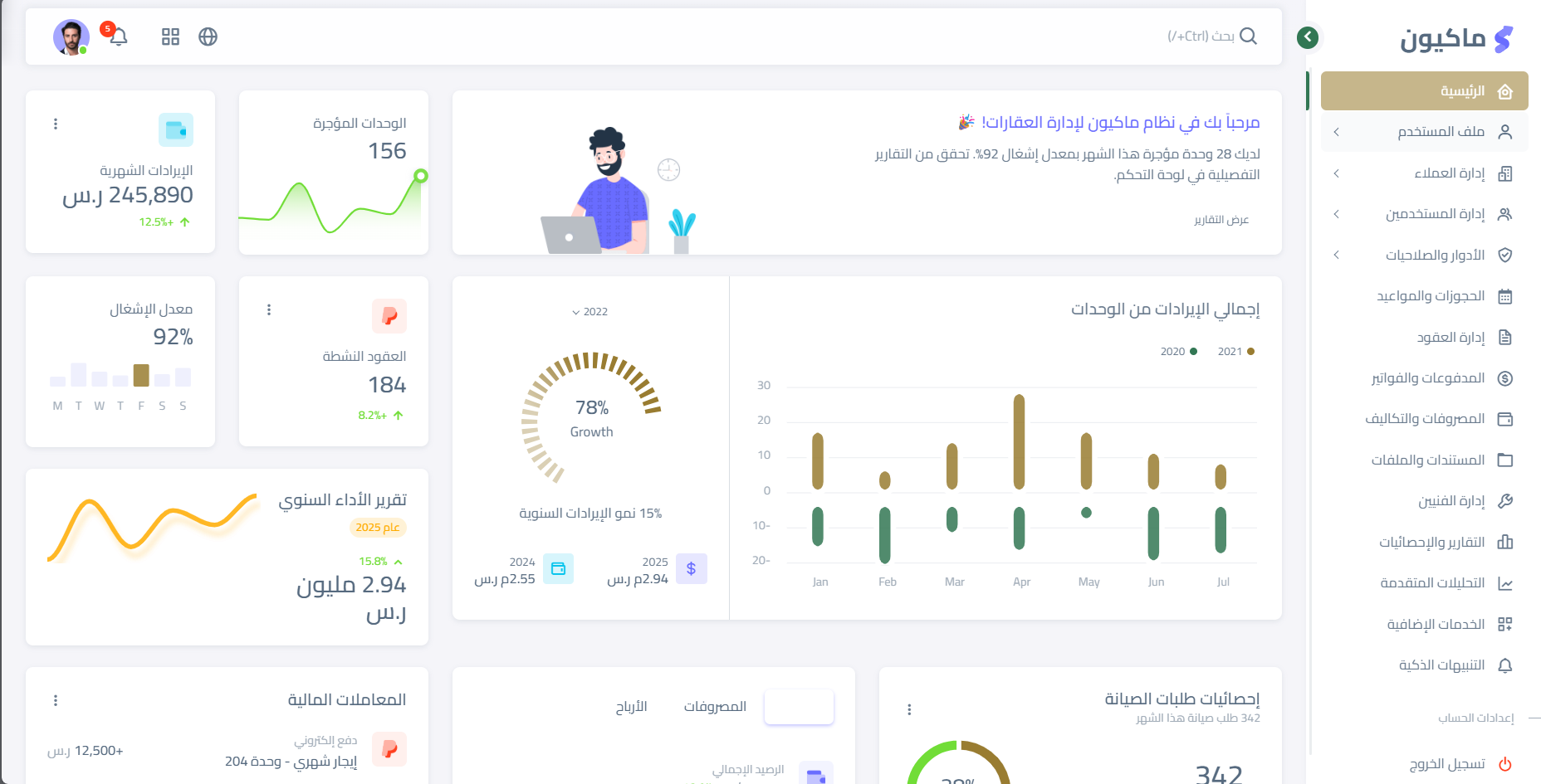 McKeon Dashboard